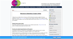 Desktop Screenshot of glastonburysurgery.co.uk